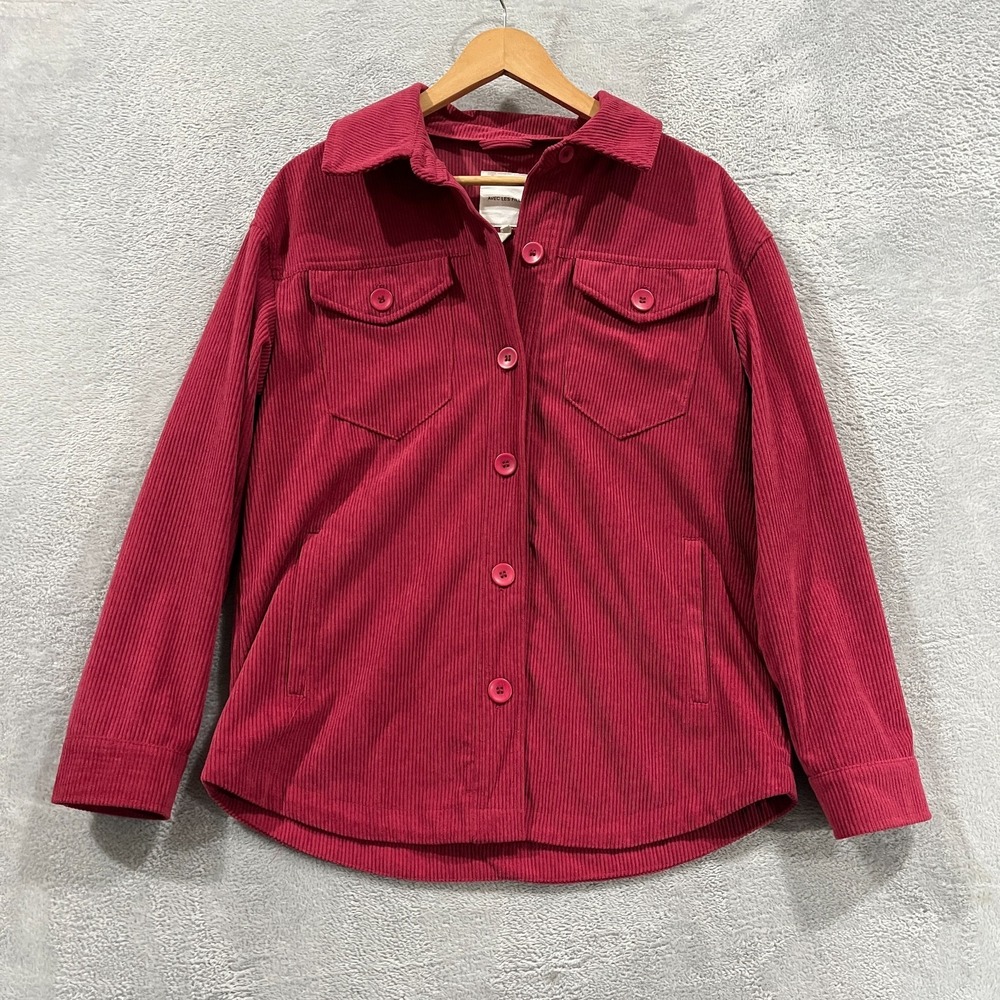 Avec Les Filles Anthropologie Medium Corduroy Shacket Button Up Western Y2K Boho